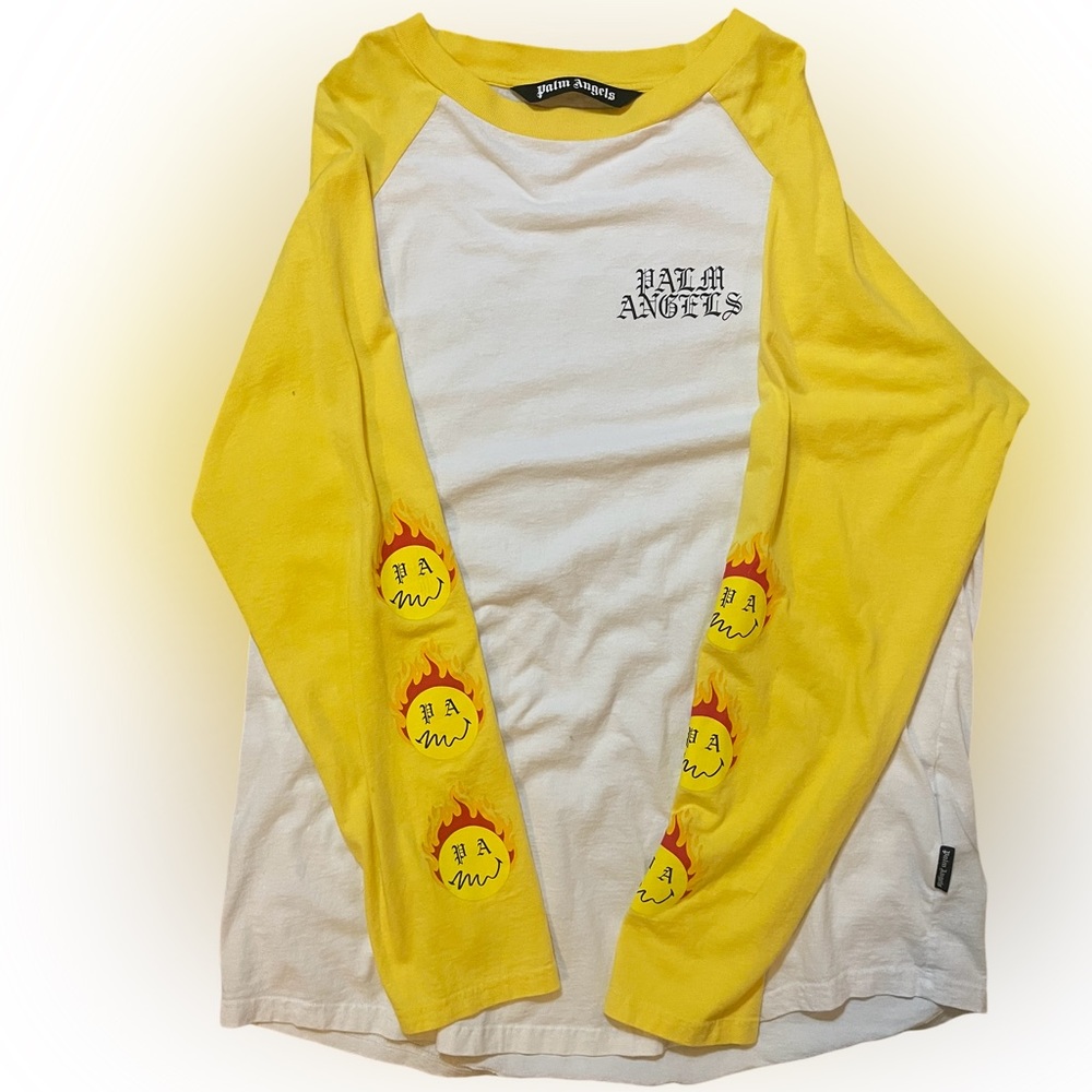 Palm Angels Long Sleeve Baseball style Tee Size XXL